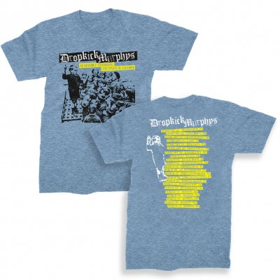 dropkick-murphys - Pain & Glory Album Tour Tee (Heather Blue)