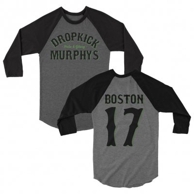 dropkick-murphys - Pain & Glory 17 Raglan (Black/Grey)
