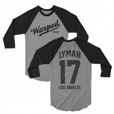 Vans Warped Tour - VWT Custom Baseball Raglan (Grey)