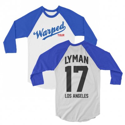 Vans Warped Tour - VWT Custom Baseball Raglan (Royal Blue)