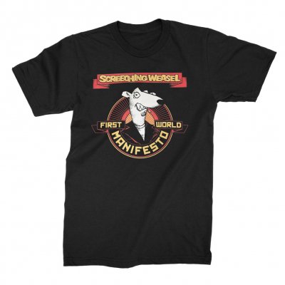 screeching-weasel - First World Manifesto T-Shirt (Black)