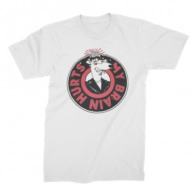 screeching-weasel - My Brain Hurts T-Shirt (White)