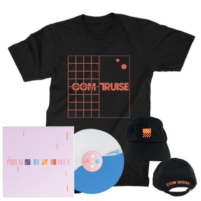 Com Truise - Iteration 2xLP (Blue/White) + Grid T-Shirt (black) + Hat (Black)