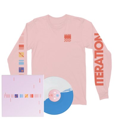 com-truise - Iteration 2xLP (Blue/White) + Long Sleeve T-Shirt (Pink)