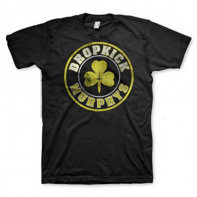 dropkick-murphys - Shamrock Tee (Gold/Heather Black)