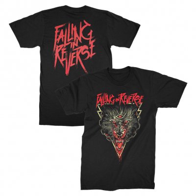 Three Eyed Wolf T-shirt (Black)
