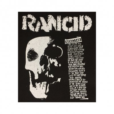 rancid - Nihilism Skull Cloth Patch