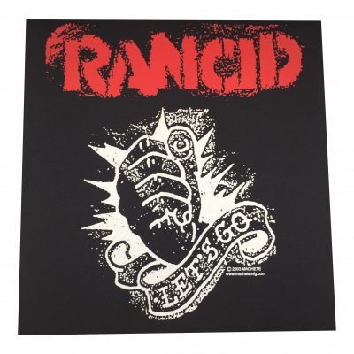 rancid - Let's Go Cloth Back Patch