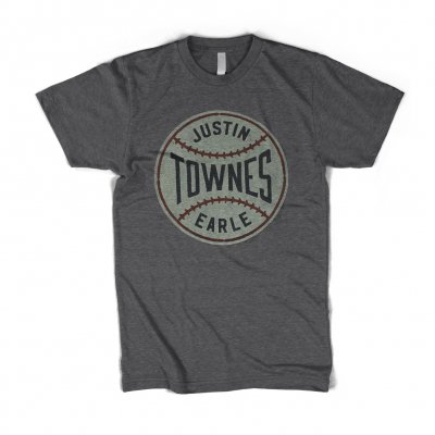 justin-townes-earle - Baseball T-Shirt (Heather Grey)