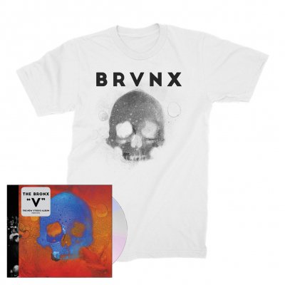 the-bronx - V CD + V Cover T-Shirt (White) Bundle