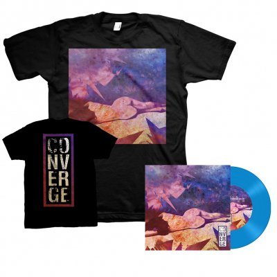 Converge - I Can Tell You About Pain 7" (Blue) + Tee (Black) Bundle