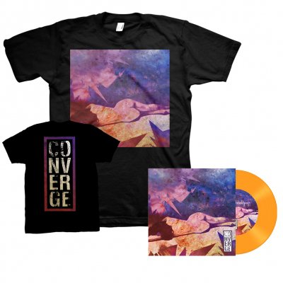 Converge - I Can Tell You About Pain 7" (Orange) + Tee (Black) Bundle