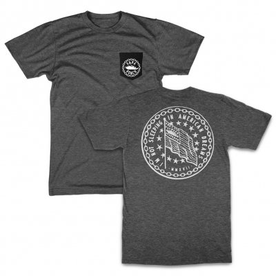 papa-roach - American Dreams Pocket T-Shirt (Heather Gray/Black