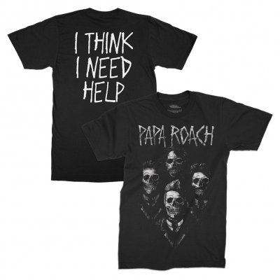 papa-roach - I Need Help Portrait T-Shirt (Black)