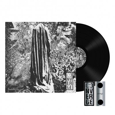converge - The Dusk In Us LP (Black) + Stacked Logo Enamel Pin Bundle Bundle
