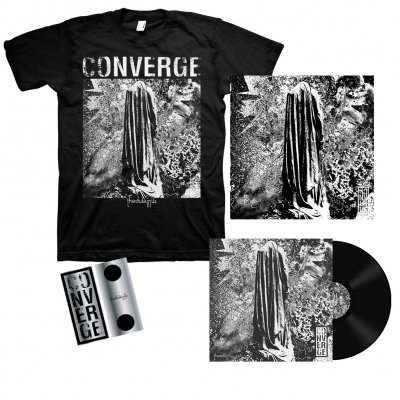 converge - The Dusk In Us LP (Black) + Cover Tee (Black) + Enamel Pin + Embossed Litho Bundle