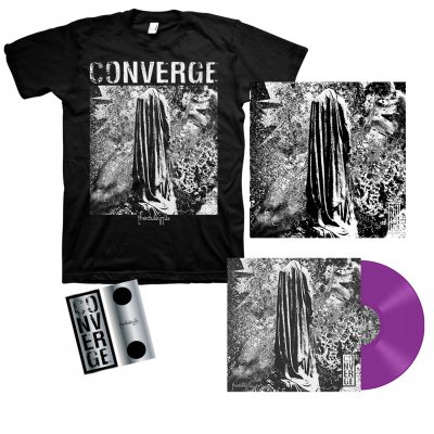 converge - The Dusk In Us LP (Violet) + Cover Tee (Black) + Enamel Pin + Embossed Litho Bundle
