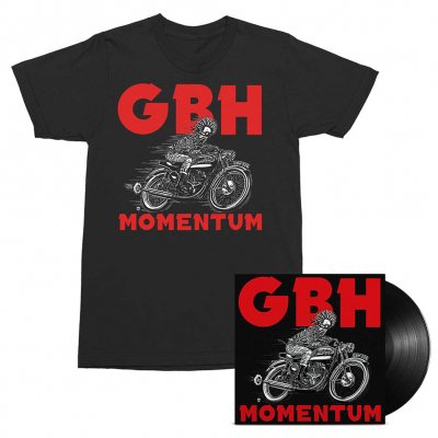 IMAGE | Momentum LP (Black) + Momentum Cover Tee (Black) Bundle