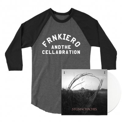 frank-iero - .STOMACHACHES. LP (White) + Raglan Bundle