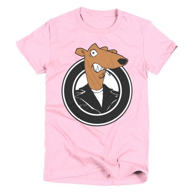screeching-weasel - Women's Color Weasel T-Shirt (Pink)