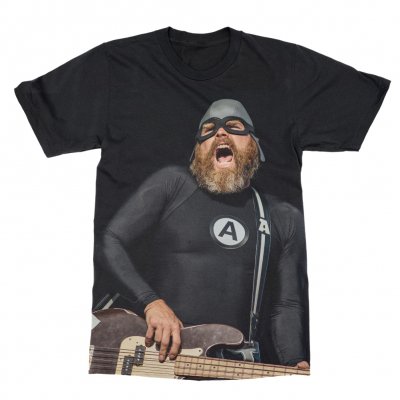 the-aquabats - Bearded Crash Tee (Black)