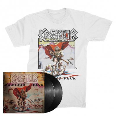 kreator - Endless Pain 2xLP (Black) + Endless Pain T-Shirt (White) Bundle