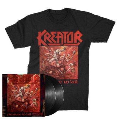 valhalla - Pleasure To Kill 2xLP (180g Black) + Pleasure To Kill T-Shirt (Black) Bundle