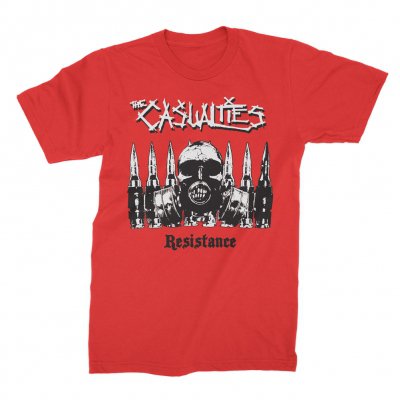the-casualties - Resistance Tee (Red)