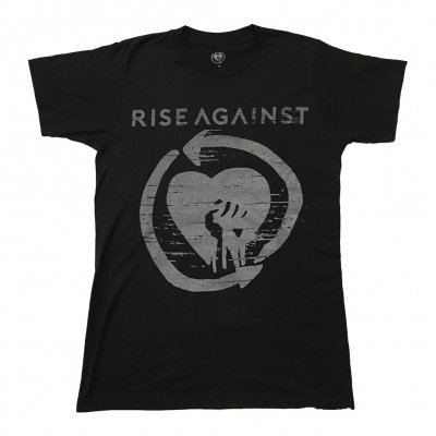 rise-against - Limited Edition Reflective Heartfist Tee (Black)