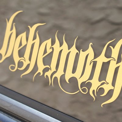 Gold Logo Decal