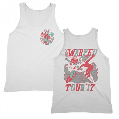 vans-warped-tour - Twisty Tank (White)