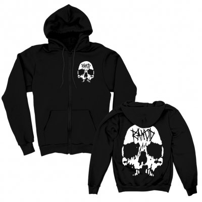 rancid - Skull Zip-Up Hoodie (Black)