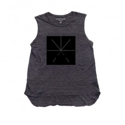 Women's Logo Tank (Charcoal)
