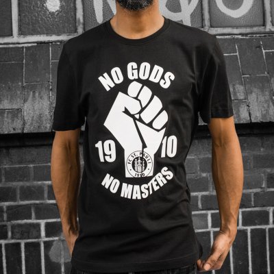 FC St Pauli - No Gods No Masters Tee (Black)