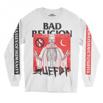 bad-religion - Suffer Long Sleeve Tee (White)