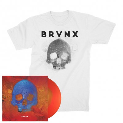 the-bronx - V LP (Orange/Yellow) + V Cover T-Shirt (White) Bundle