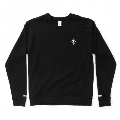 youth-code - Embroidered Crew Neck (Black)