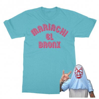 Mariachi El Bronx - Luchador T-Shirt (Baby Blue)