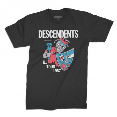 descendents - Ltd. All Tour 1987 Jester Tee (Black)