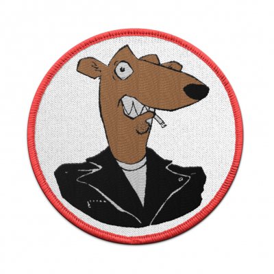 screeching-weasel - Weasel Head Patch (White)