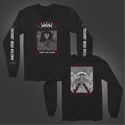 watain - Trident Wolf Eclipse Long Sleeve (Black)