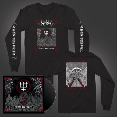 watain - Trident Wolf Eclipse Digi-Pak CD + Long Sleeve T-Shirt (Black) Bundle