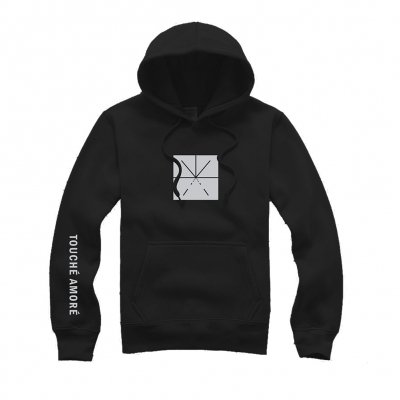 touche-amore - Gray Asterisk Logo Pullover Hoodie (Black)
