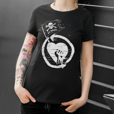 Rise Against - Never Give Up Women's Tee (Black)