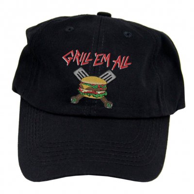 grill-em-all - Spatula Logo Dad Hat (Black)