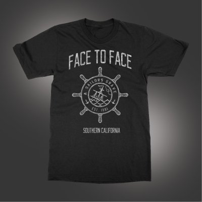 face-to-face - Sailor's Grave Tee (Black)