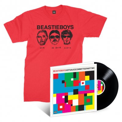 beastie-boys - Hot Sauce Committee Part Two 2xLP (Black) + Tee (Red) Bundle