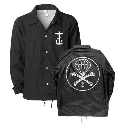frank-iero - Parachute Windbreaker (Black)