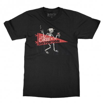 social-distortion - Pennant 2017 Spring Tour T-Shirt (Black)