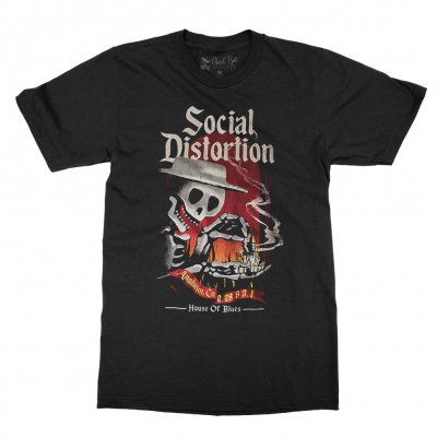 social-distortion - Burning Down The House T-Shirt (Black)
